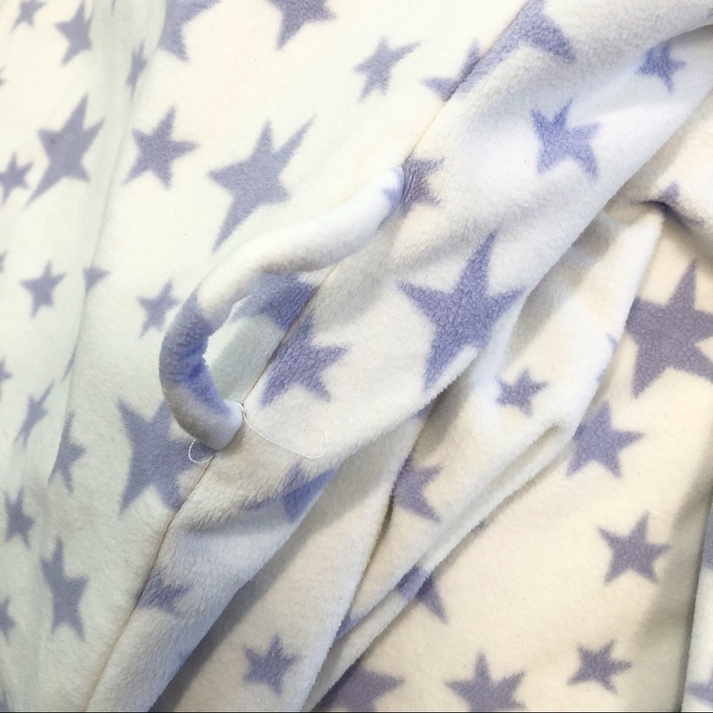 🌈 6/$60, Tucker & Tate Kids Robe, Prpl/Wht, Large - Picture 9 of 9